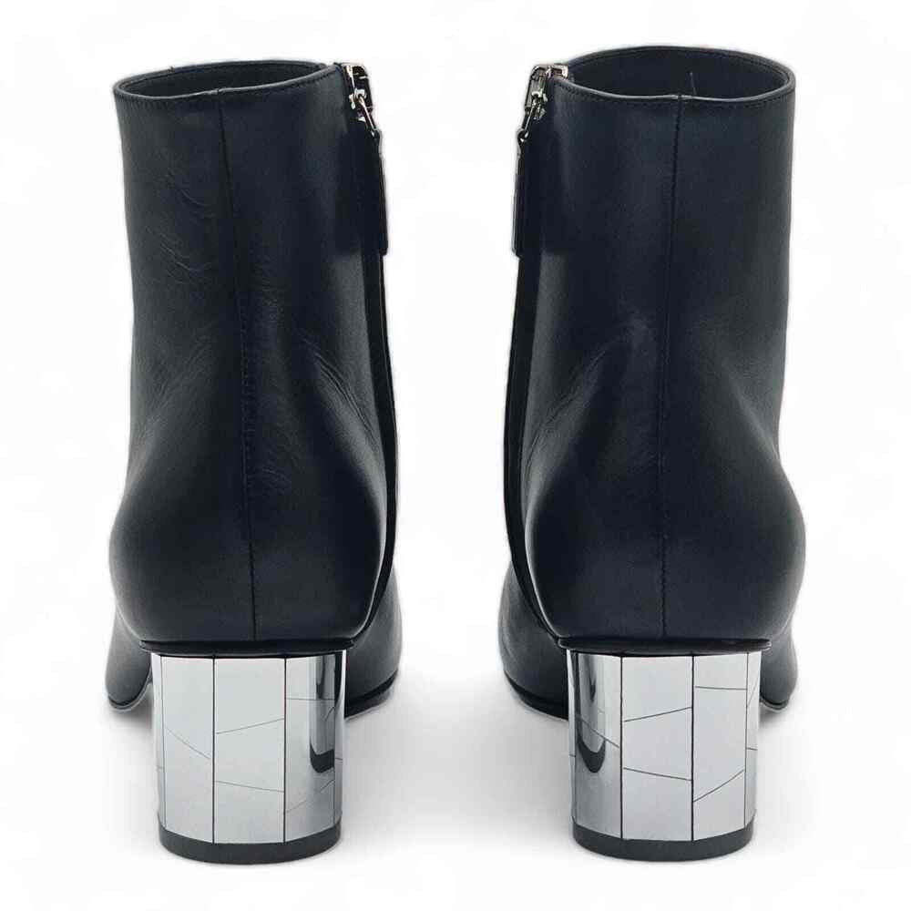 Salvatore Ferragamo Florrie Booties - Leather - Black -  $995 - Picture 4 of 6
